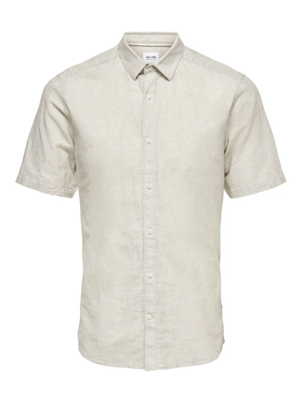 Only & Sons Caiden Hørskjorte Chinchilla