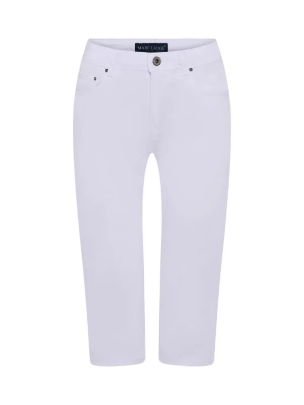 Mark Lauge Lena Pirat Twill Jeans Hvid