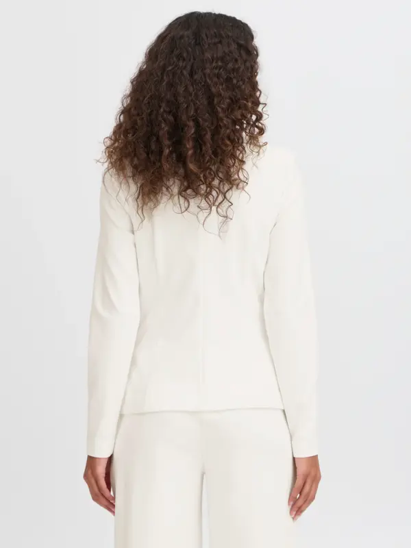 ICHI Kate Blazer Cloud Dancer