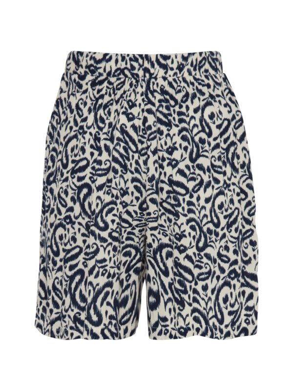 ICHI Marrakech Shorts Total Eclipse Paisley