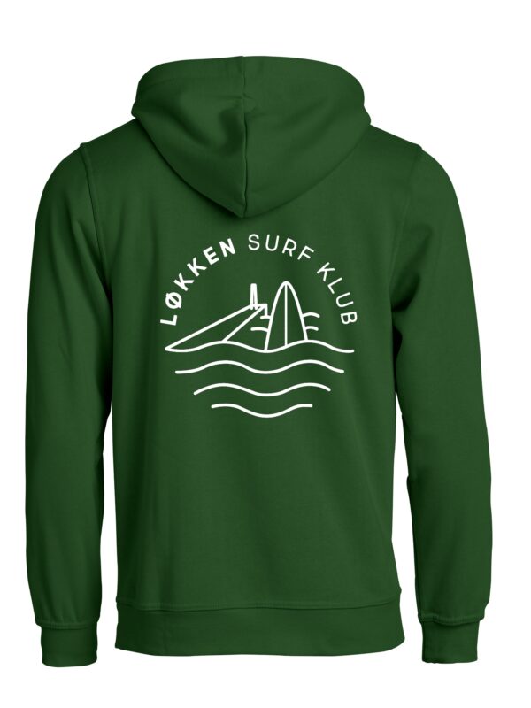 Løkken Surf Klub Hoodie Flaskegrøn