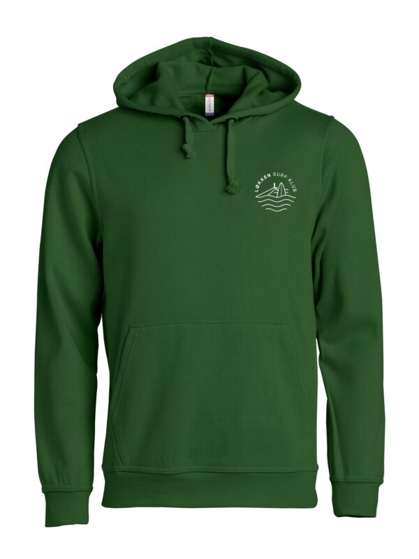 Løkken Surf Klub Hoodie Flaskegrøn