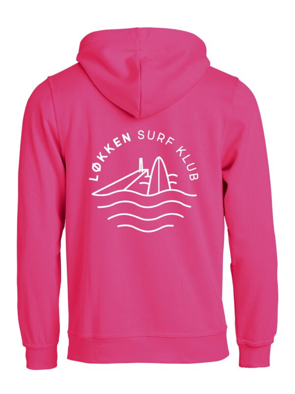 Løkken Surf Klub Hoodie Lys Cerise