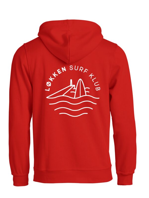 Løkken Surf Klub Hoodie Rød