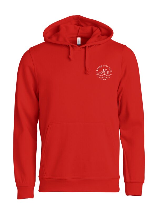 Løkken Surf Klub Hoodie Rød