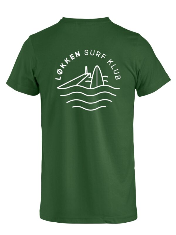 Løkken Surf Klub T-shirt Flaskegrøn