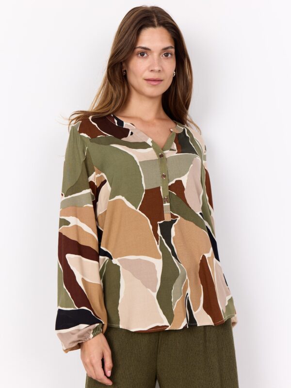 Soyaconcept SC-ILANA 1 Bluse Olive Combi