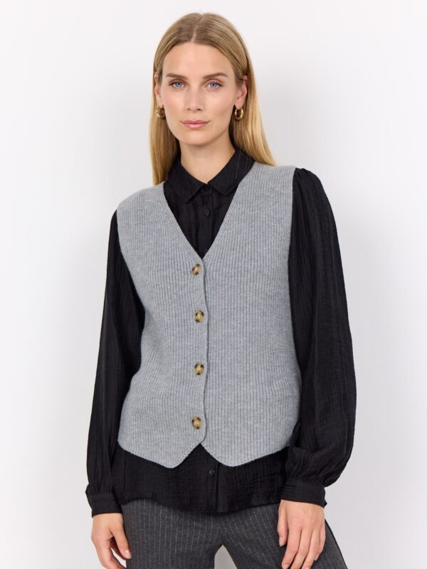 Soyaconcept SC-ILIA 1 Vest Med. Grey Melange