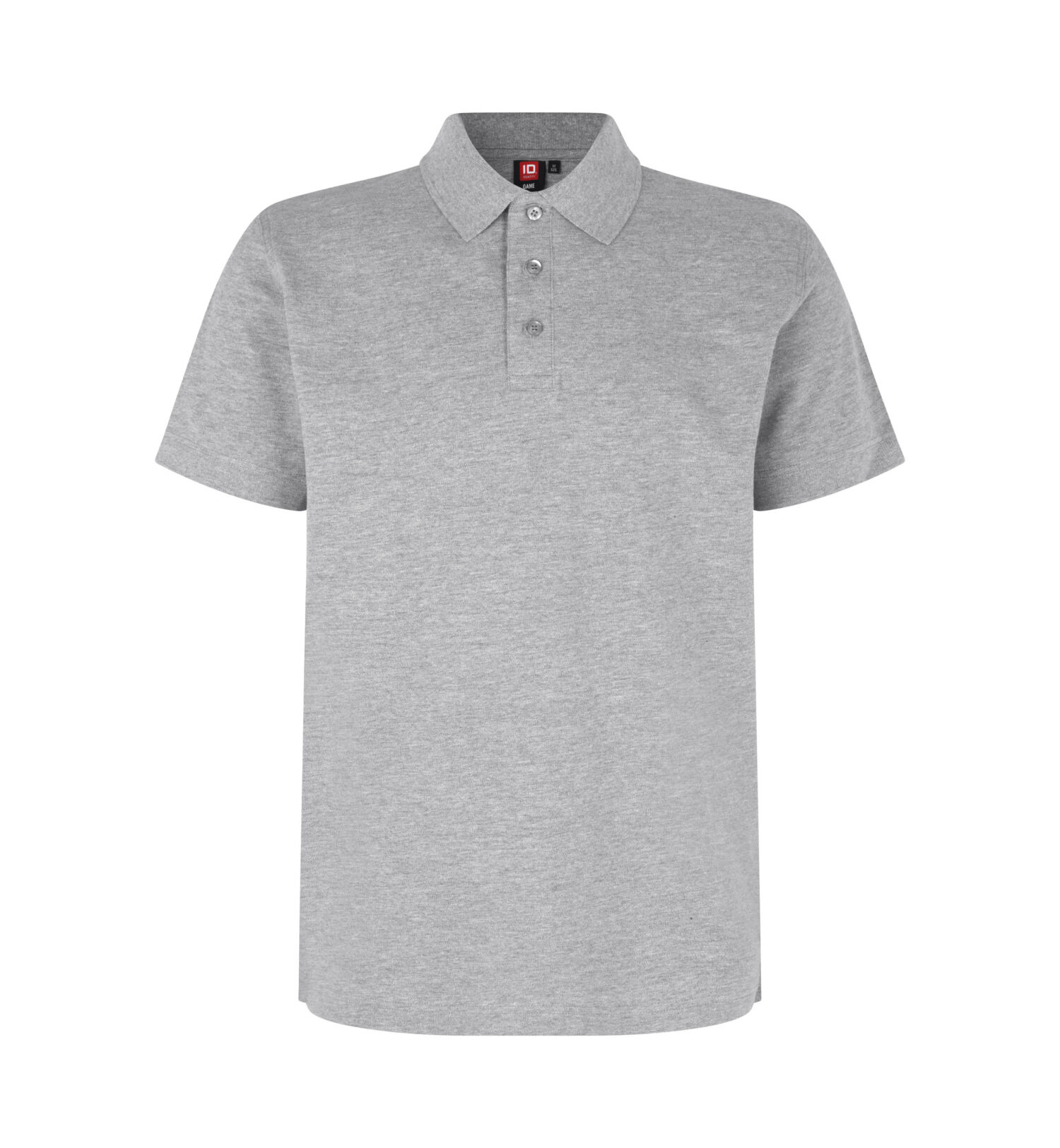 0525 ID Identity Poloshirt | stretch Grå melange