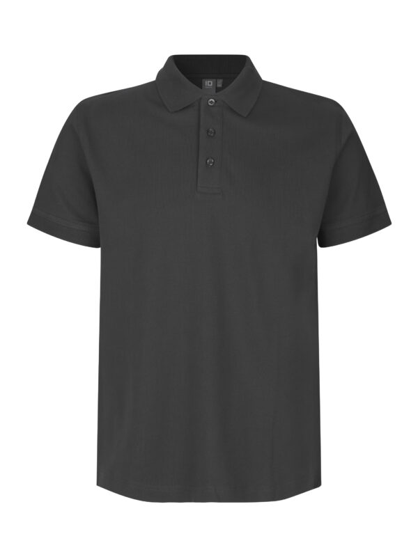 0525 ID Identity Poloshirt | stretch Koks grå