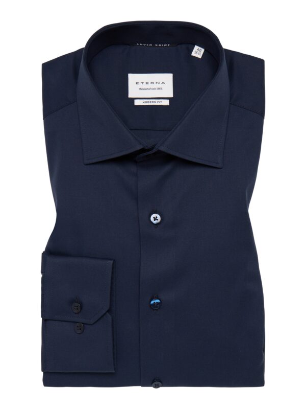 Eterna Cover Shirt Modern Fit Navy
