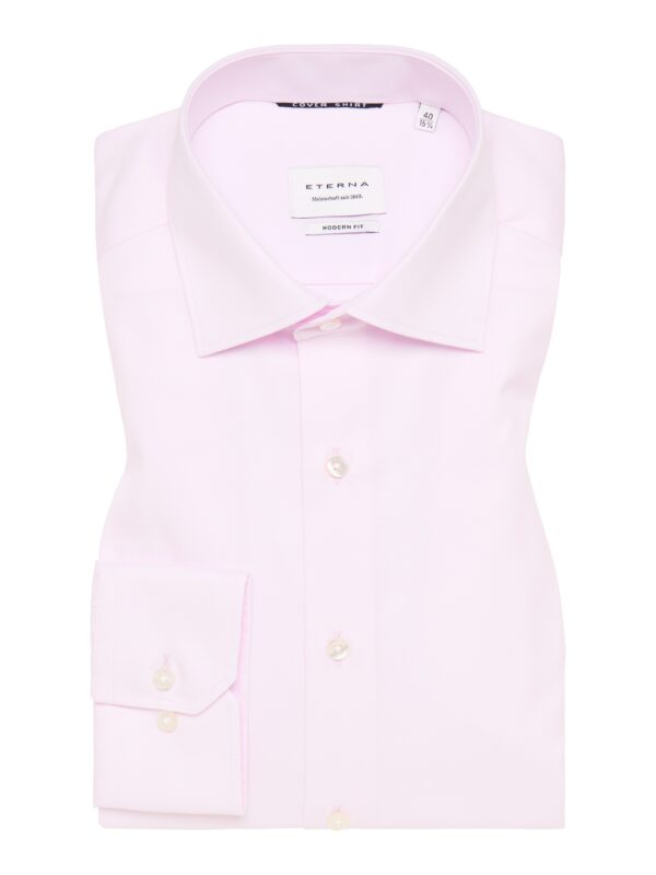 Eterna Cover Shirt Modern Fit Pink