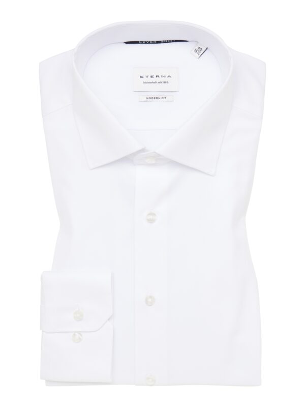 Eterna Cover Shirt Modern Fit White