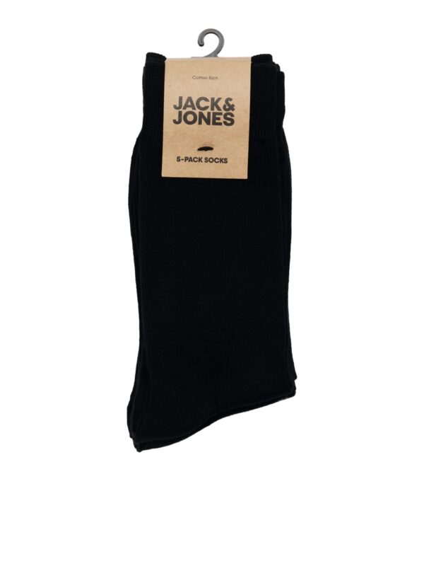 Jack & Jones Bambus Strømper 5-Pack Black