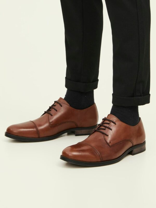 Jack & Jones JFWRAYMOND LEATHER NOOS Cognac