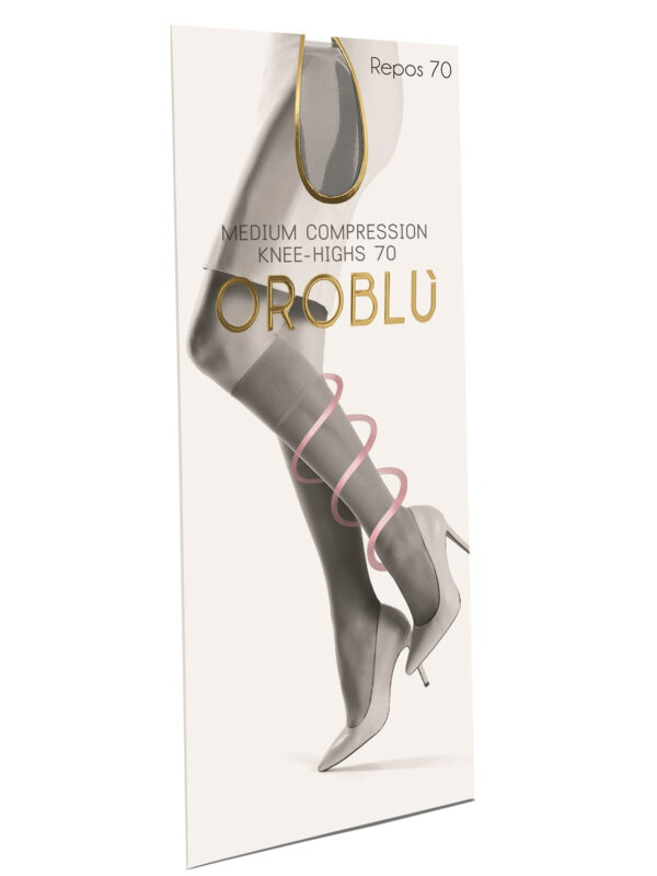 Oroblu MI BAS REPOS 70 Compression Knee Highs Nude