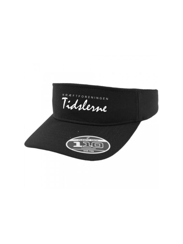 Kræftforeningen Tidslerne Sunvisor Cap Black