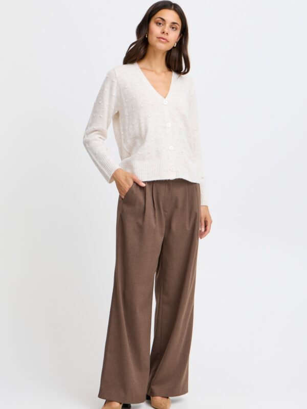 Fransa FRELISE CAR 1 Cardigan Limestone Melange