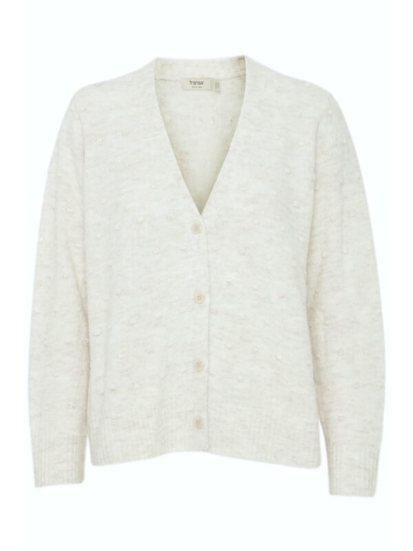 Fransa FRELISE CAR 1 Cardigan Limestone Melange