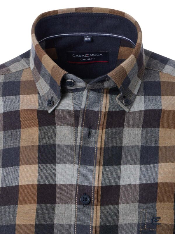 CASAMODA Flannel Skjorte 444304100 Blue