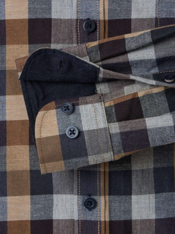 CASAMODA Flannel Skjorte 444304100 Blue