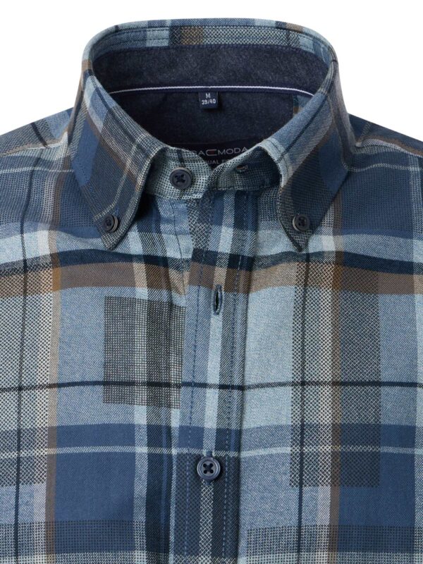 CASAMODA Flannel Skjorte 444311800 Blue
