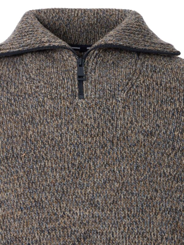 CASAMODA Lambswool Zip-strik 444302900 Rain Drum