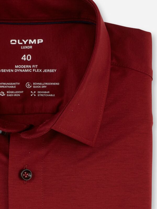 Olymp Luxor 24/7 Skjorte 120264 Dark Red