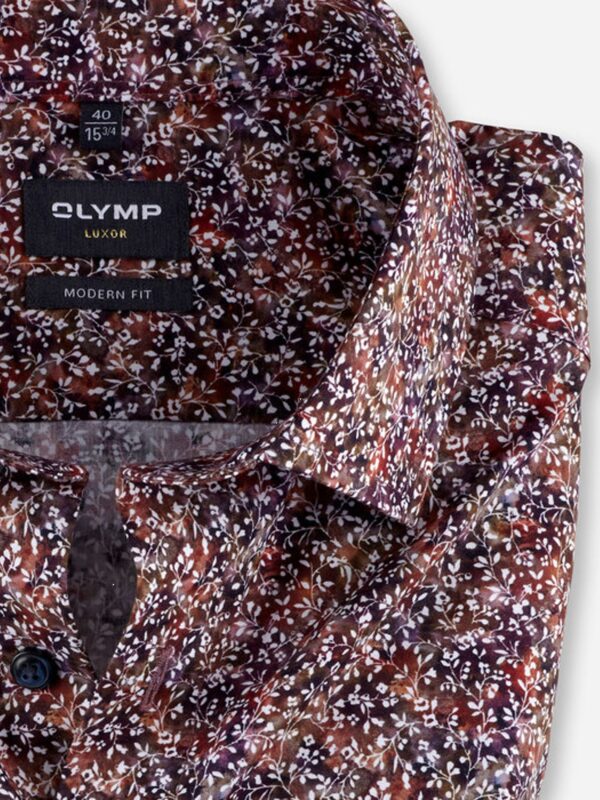 Olymp Luxor Skjorte 121864 Plum