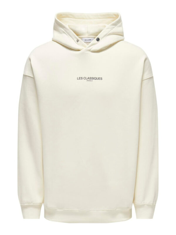 Only & Sons ONSLES CLASSIQUES RLX HOODIE SWEAT Sweatshirts Eggnog