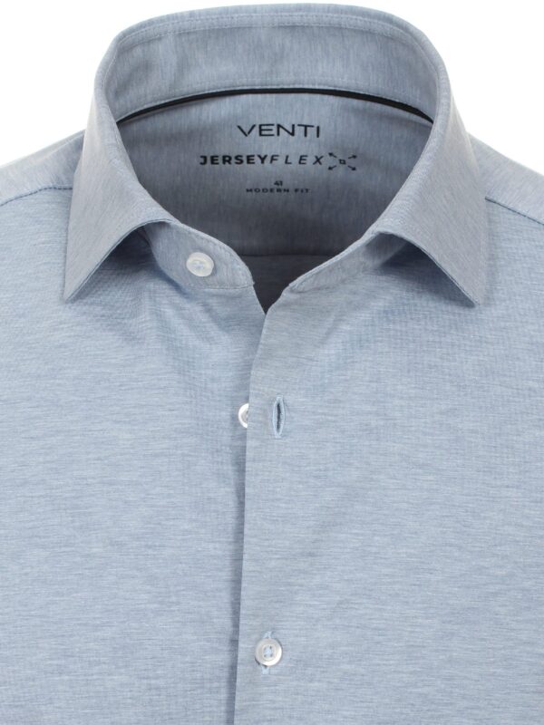 Venti Jersey Flex Skjorte Blue