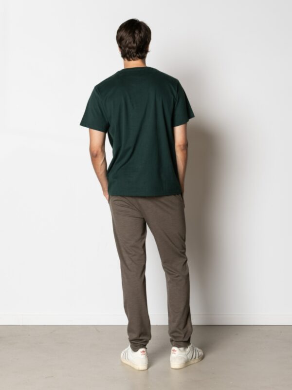 Clean Cut Copenhagen Cohen Brushed Tee SS Deep Green
