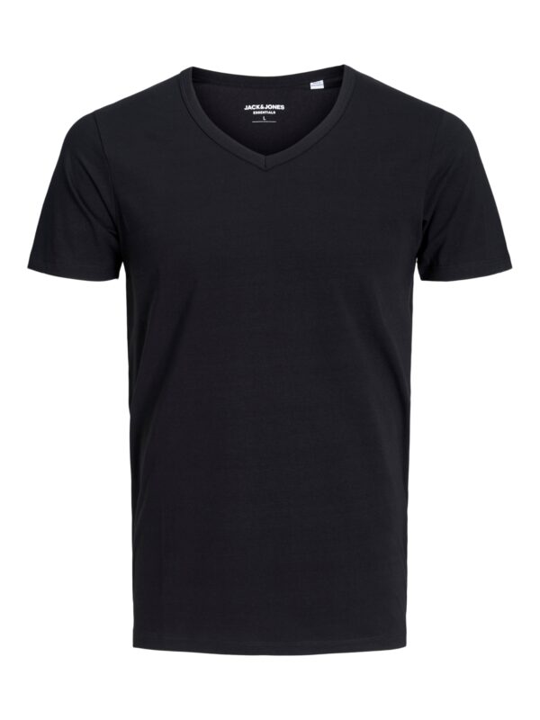 Jack & Jones JJEBASIC V-NECK TEE SS NOOS Black
