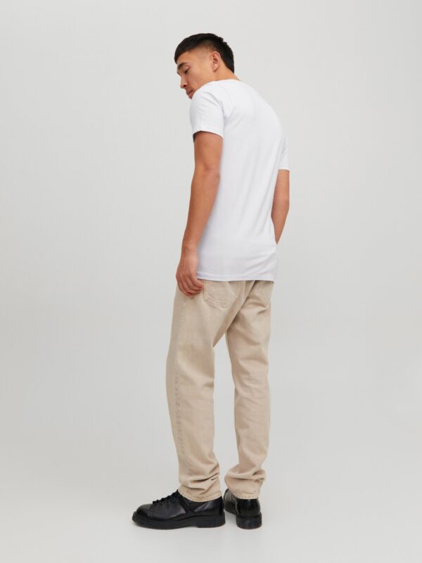Jack & Jones JJEBASIC V-NECK TEE SS NOOS White