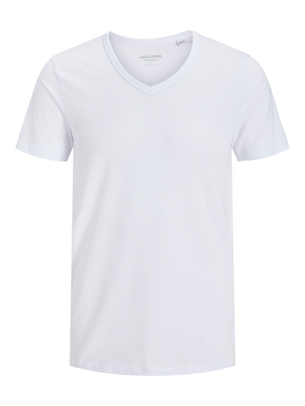 Jack & Jones JJEBASIC V-NECK TEE SS NOOS White