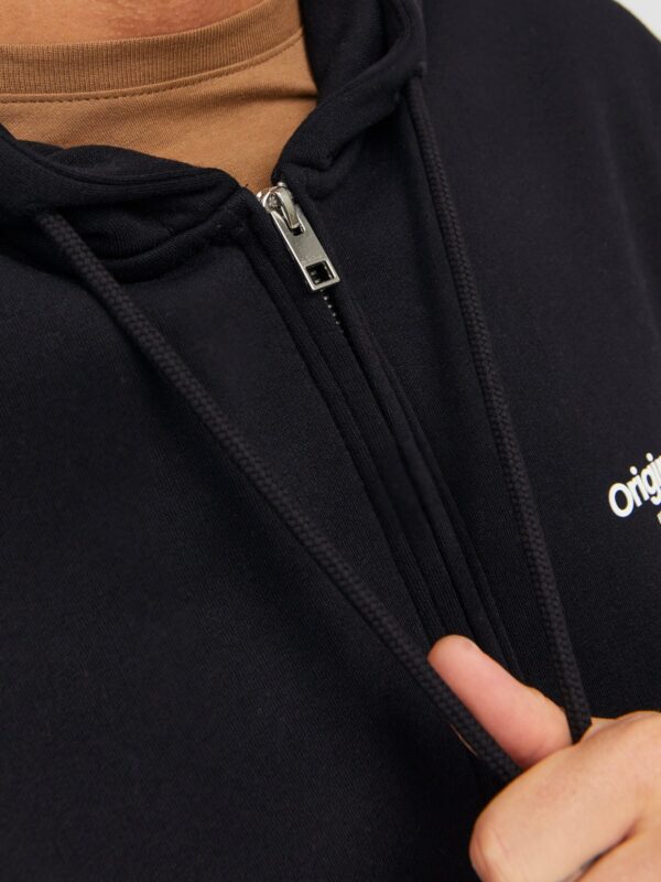Jack & Jones JORVESTERBRO SWEAT ZIP HOOD NOOS Black