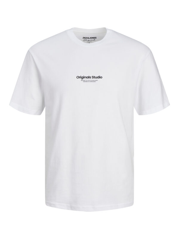 Jack & Jones JORVESTERBRO TEE SS CREW NECK NOOS Bright White