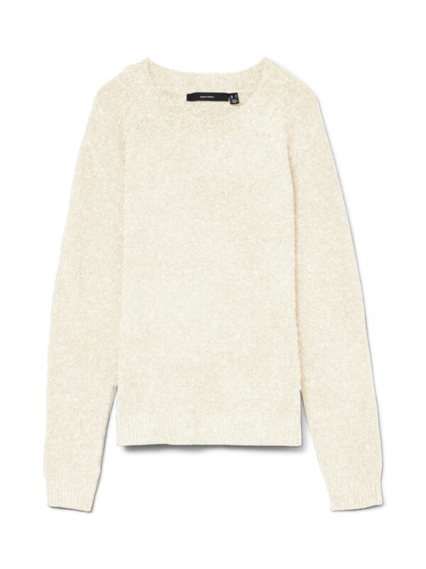 Vero Moda VMDOFFY LS O-NECK BLOUSE GA NOOS Birch MELANGE