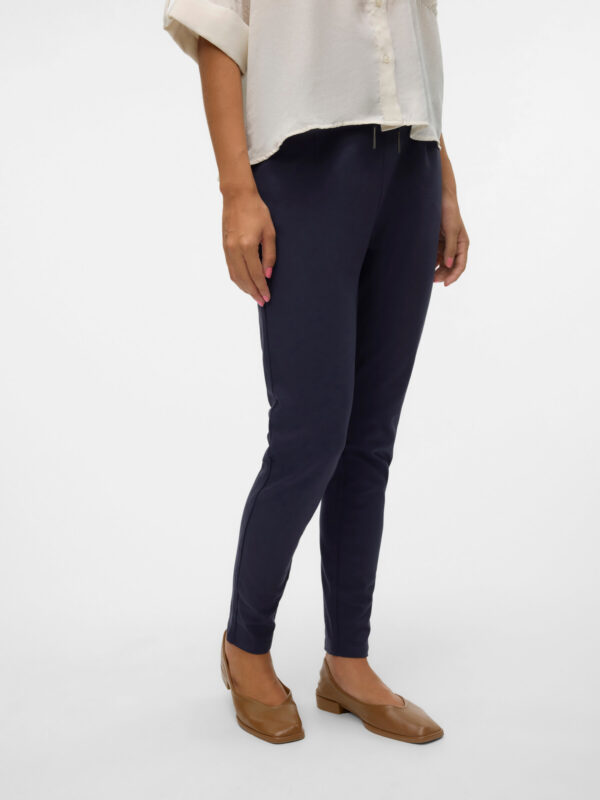Vero Moda VMEVA MW LOOSE STRING PANT NOOS Night Sky
