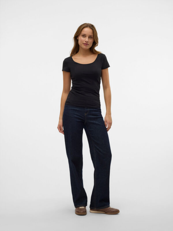 Vero Moda VMMAXI MY SOFT SS U-NECK NOOS Black
