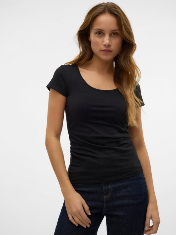 Vero Moda VMMAXI MY SOFT SS U-NECK NOOS Black