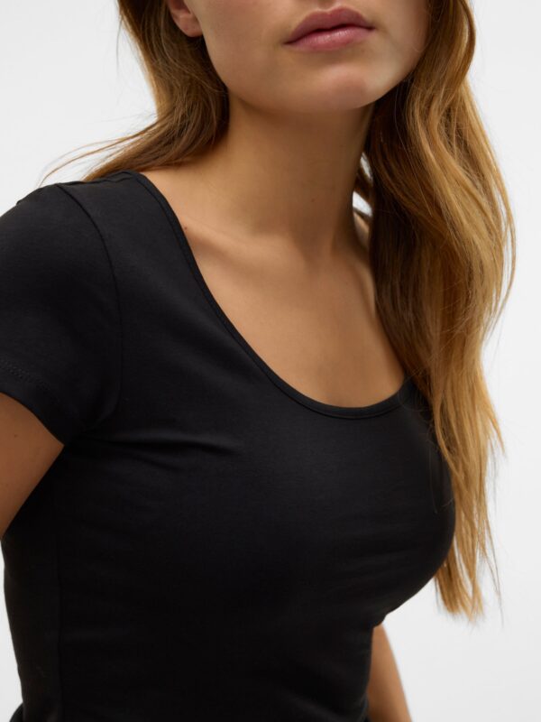 Vero Moda VMMAXI MY SOFT SS U-NECK NOOS Black