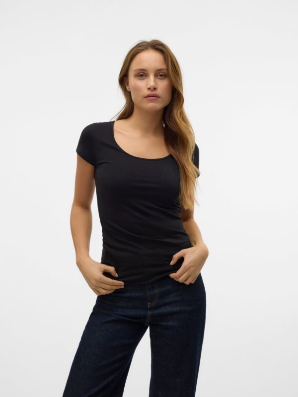 Vero Moda VMMAXI MY SOFT SS U-NECK NOOS Black