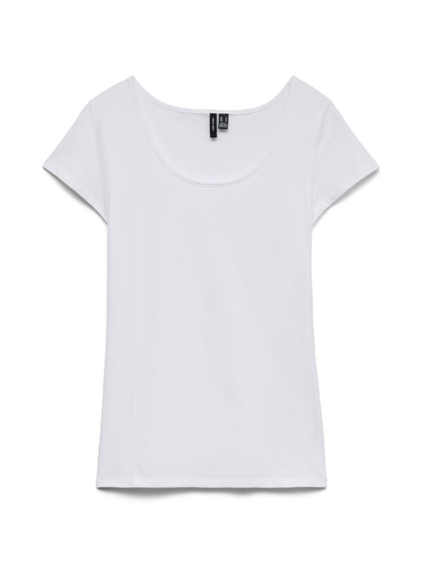 Vero Moda VMMAXI MY SOFT SS U-NECK NOOS Bright White
