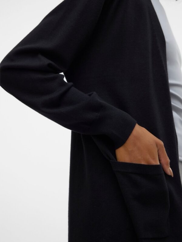 Vero Moda VMSILJE LS OPEN CARDIGAN GA NOOS Black