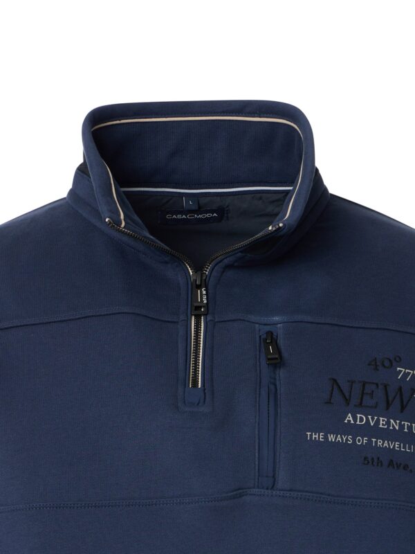 CASAMODA Sweatshirt 454383300-194 Mood Indigo