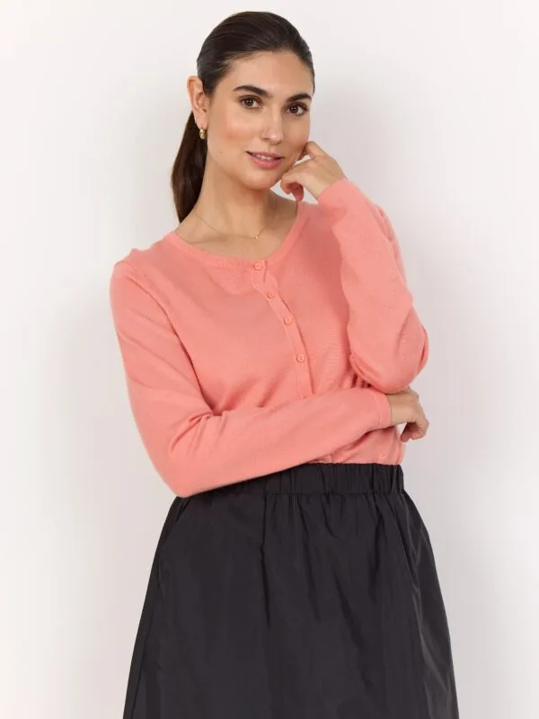 Soyaconcept SC-DOLLIE 446 Cardigan Peach Pink Melange