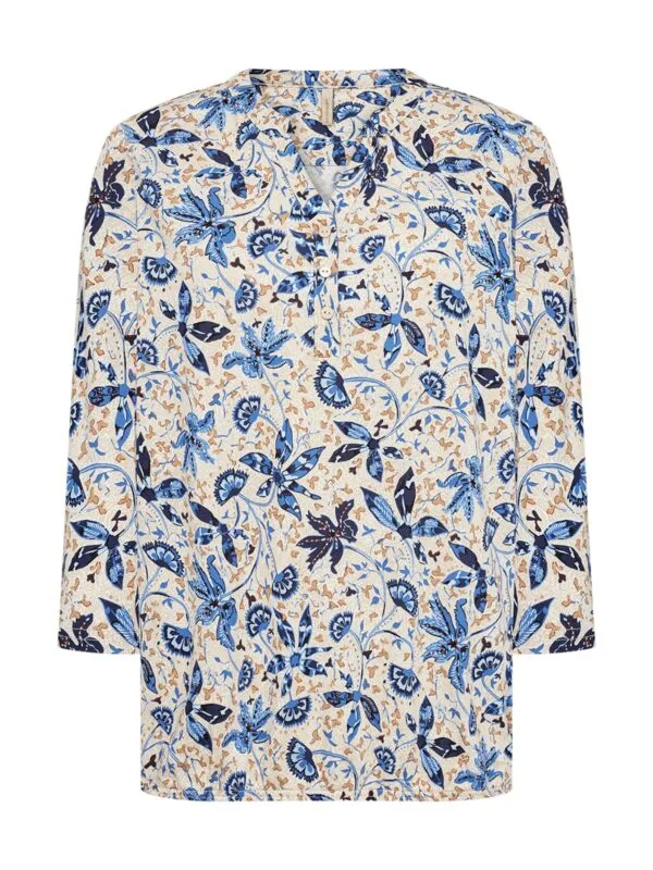Soyaconcept SC-FELICITY AOP 498 Bluse Air Blue Combi
