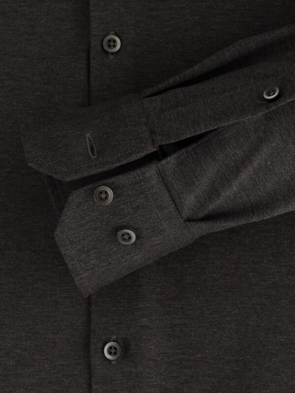 VENTI Jersey Flex Skjorte Anthracite