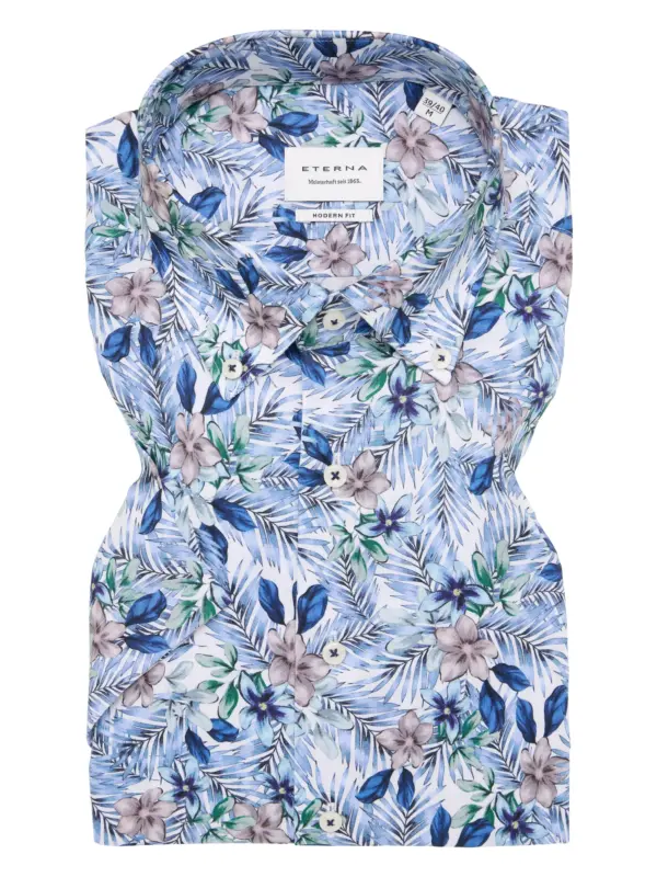 Eterna Modern fit Skjorte 2611/CS25 Blue